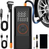 Şarjlı Hava Kompresörü 150 Psı - 4500 Mah Taşınabilir Araba Lastik Şişirme Kompresörü Fla�