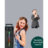Şarjlı Işıklı Bluetooth Hoparlör | Usb, Aux, Tf Kart ve Radyo Destekli Tdms-07 - 1
