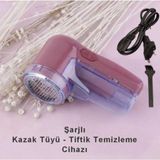 Şarjlı Kazak Penye Palto Etek Tüy Toplama Makinesi
