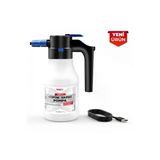 ŞARJLI Köpük Yapıcı Kimyasal Dayanımlı Basınçlı Pompa 1.5 Litre + Type-C Şarj Kablosu