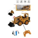 Şarjlı Kumandalı Çocuk Eğitici Full Fonksiyon Oyuncak Araç İş Makinası Kepçe