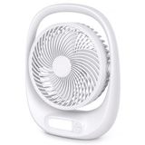 Şarjlı Led Işıklı Vantilatör, Ultra Güçlü Fırçasız Motorlu Taşınabilir Soğutucu Fan, 3 Kademeli Sessiz Portatif, 1800 mAh Şarjlı Masaüstü Fan, Ev Ofis Balkon Bahçe Kamp Otomobil İçin Şarjlı Vantilatör