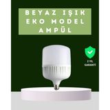 Şarjlı LED Torch Ampul 30 Watt Beyaz Işık Enerji Tasarruflu - Lisinya - 1,20 m