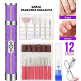 Şarjlı Manikür Pedikür Tırnak Bakım Seti