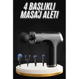 Şarjlı Masaj Tabancası 4 Başlıklı Mini Masaj Tabancası Ve Masaj Aleti Mir64923931