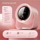 Şarjlı Masaüstü Fan Mini Klima LED Ekranlı Vantilatör Ev Ofis Için Serinletici Fan 2025 Yeni Model - Pembe