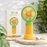 Şarjlı Mini El Fanı Usb Taşınabilir Vantilatör Dahili Bataryalı Sessiz Portatif El Tipi Fan Ev Ofis Seyahat Kamp Plaj İçin