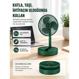 Şarjlı Mini Fan Katlanabilir 3 Hız Ayarlı Taşınabilir Tasarımlı Nemere - Renkli