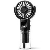 Şarjlı Mini Soğutucu El Vantilatörü, Güçlü Motorlu Su Buharlı Soğutucu Mini Fan, Sessiz Masaüstü Portatif, Uzun Şarj Ömürlü Ev Ofis Okul Bahçe Kamp Karavan Kullanımı İçin Buharlı Mini El Vantilatörü