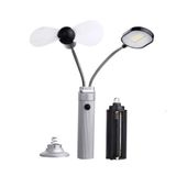 Şarjlı Pervaneli Mıknatıslı LED Masa Lambası (WT-093)