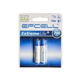 ŞARJLI PİL AAA İNCE KALEM 700MAH (2 ADET) Nİ-MH EFCELL HR-700AAA