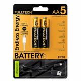 Şarjlı Pil AA/AAA 1.5V USB Type-C Şarjlı Lityum-İyon Pil, Şarj Edilebilir Kalem Pil ve Kumanda Pili, Hızlı Şarjlı Uzun Ömürlü Batarya (AA (Kalem Pil))