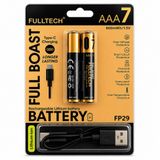 Şarjlı Pil AA/AAA 1.5V USB Type-C Şarjlı Lityum-İyon Pil, Şarj Edilebilir Kalem Pil ve Kumanda Pili, Hızlı Şarjlı Uzun Ömürlü Batarya (AAA (İnce Pil))