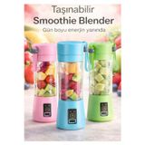 Şarjlı Portatif El Blenderi 380 Ml Usb Kablolu
