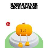 Şarjlı Pumpkin Led Masa Lambası Zamanlayıcılı Dokunmatik Mir22262466
