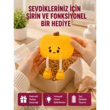 Şarjlı Pumpkin Led Masa Lambası Zamanlayıcılı Dokunmatik Yeni Nesil - Lisinya