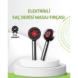 Şarjlı Saç Derisi Masaj Cihazı Kırmızı Işık ve 3D Tarak Dişli - TOPRAK5800-1334