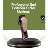 Şarjlı Saç Kesme Makinesi - 4 Kademeli Ayar, LCD Ekran ve Hızlı Şarj Desteği