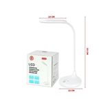 Şarjlı Sarı Beyaz Renk Masa Lambası Led Ayarlanabilir Işık Pratik Kullanım Wt-005
