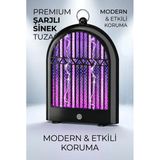 Şarjlı Sinek Savar Lamba Mor Işıklı Dekoratif Haşere Öldürücü Gece Lambası Modeli