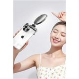 Şarjlı Telefon Led Işık Tutucu Telefon Klipsli Selfie Video Kamera Işık Tripod Uyumlu 3 Renk LED