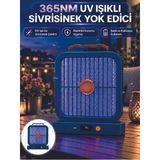 Şarjlı Uv Işıklı Sinek Öldürücü Cihaz Elektrikli Sivrisinek Yok Edici