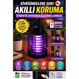 Şarjlı Uv Sivrisinek Öldürücü Lamba Type-C Elektrikli Sinek Kapanı Masaüstü Duvara Asılabilir