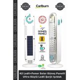 #Şarjlıışıldak Masa Lambası V005 42 Ledli+Fener Solar Güneş Panelli Ultra Güçlü Ledli Şarjlı Işıldak