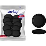 Sarkap 10 Adet Hijyenik Paketli Kavanoz Kapağı Mat Siyah 82 mm Güvenilir Koruma
