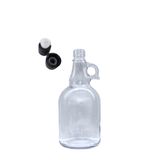 Sarkap 1000 ml 11'li Cam Galon Zeytinyağı Şişesi Yağdanlık Şeffaf - Akıtmalı Kapak