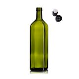 Sarkap 1000 ml Marasca 1248'li Cam Zeytinyağı Şişesi Yağdanlık Akıtmalı Kapak