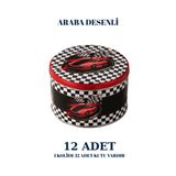 Sarkap 12'li Yuvarlak Metal Saklama Kutusu - 3,4 L 190x120 mm ArabaDesen