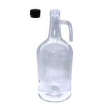 Sarkap 3000 ml 5 Adet Kolili Cam Galon Zeytinyağı Şişesi Yağdanlık Akıtmasız Kapaklı