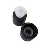 Sarkap 31.5 mm Siyah Hijyenik Poşetli Akıtmalı Cam Şişe Kapağı