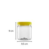 Sarkap 500 ml 27 Adet Kolili Silindir Pet Kavanoz SarıKapak