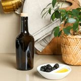 Sarkap 500 ml Reginetta 19'lu Cam Zeytinyağ Şişesi Yağdanlık