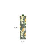 Sarkap 750 ml Dekoratif Kapaklı Silindir Boş Zeytinyağı Tenekesi