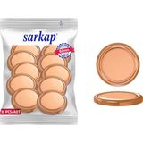 Sarkap 82mm Bronz Kavanoz Kapağı 10 Adet - Hijyenik Paketli ve Güvenilir Gıda Saklama Çözümü