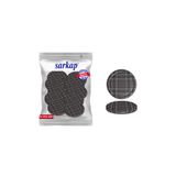 Sarkap Hijyenik Paketli 10 adet Kavanoz Kapağı – Gri Ekose Model – 82 mm