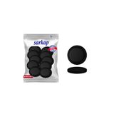 Sarkap Hijyenik Paketli 10 Adet Kavanoz Kapağı – Mat Siyah – 82 mm