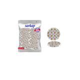 Sarkap Hijyenik Paketli 10 Adet Kavanoz Kapağı – Yılbaşı Seri – Beyaz Cookie 82 mm