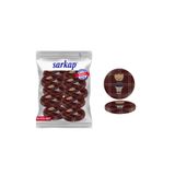 Sarkap Hijyenik Paketli 10 Adet Kavanoz Kapağı – Yılbaşı Seri – Ekose Teddy Kırmızı 82 mm
