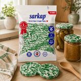 Sarkap Hijyenik Paketli 10'lu 82 mm Kapak Çini Desenler Yeşil