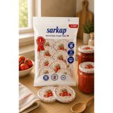 Sarkap Hijyenik Paketli 10'lu 82 mm Kapak - Domates Kavanozu - Krem