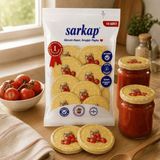 Sarkap Hijyenik Paketli 10'lu 82 mm Kapak - Domates Kavanozu - Sarı - 001-Renkli