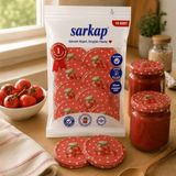 Sarkap Hijyenik Paketli 10'lu 82 mm Kapak - Domates Seri DomatesKavanozuKırmızı