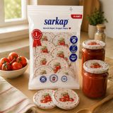 Sarkap Hijyenik Paketli 10'lu 82 mm Kapak - Domates Seri DomatesKavanozuKrem