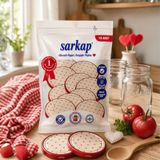 Sarkap Hijyenik Paketli 10'lu 82 mm Kapak Kalpli Desenler Kırmızı Kalp Krem