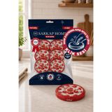 Sarkap Hijyenik Paketli 8'li 82 mm Klik Kavanoz Kapak - Domates