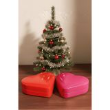 Sarkap Home 0,8 L 2'li Kalpli Kutular - Kırmızı & Pembe -171x150x39 mm